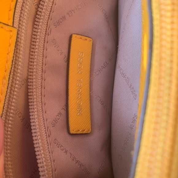 Michael Michael Kors Bags | Michael Kors Yellow Multi-Compartment Handbag | - Picture 3 of 9